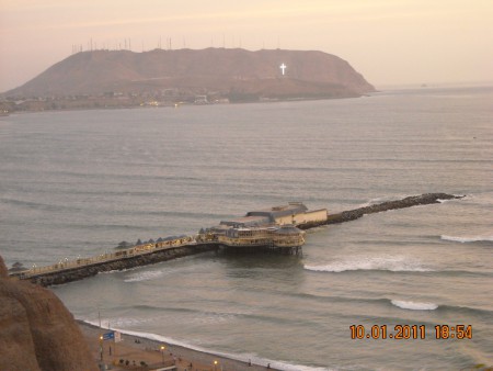 VISTA DEL RESTAURANTE "LA ROSA NAUTICA"